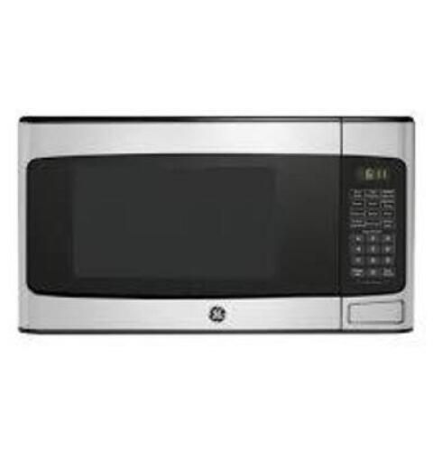 DESCRIPTION: (1) MICROWAVE BRAND/MODEL: GE #GCST11X1WSS INFORMATION: STAINLESS STEEL SIZE: 1.1 CU FT RETAIL$: $149.99 EA QTY: 1