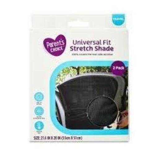 DESCRIPTION: (1) UNIVERSAL COVER BRAND/MODEL: PARENTS CHOICE INFORMATION: BLACK, 2 PACK SIZE: 21.6" X 20" RETAIL$: $18.75 EA QTY: 1
