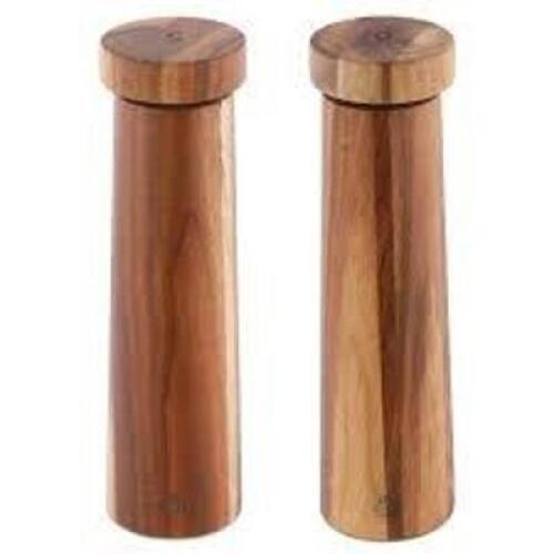 DESCRIPTION: (1) SALT AND PEPPER GRINDER BRAND/MODEL: NAVARIS SIZE: 8.07" X 2.16" RETAIL$: $22.99 EA QTY: 1