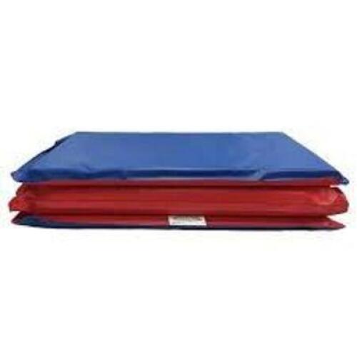 DESCRIPTION: (3) GERM FREE REST MAT BRAND/MODEL: KINDERMAT INFORMATION: ONE BLUE ONE RED SIZE: 1" X 19" X 45" RETAIL$: $43.00 EA QTY: 3