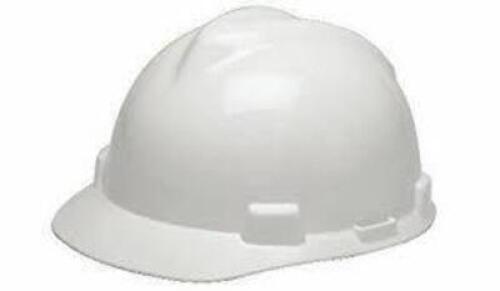 DESCRIPTION: (1) BOX OF (20) HARD HATS BRAND/MODEL: MSA #9NCZ5 INFORMATION: WHITE RETAIL$: $17.41 PER HAT QTY: 1