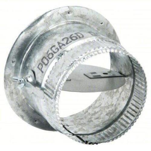 DESCRIPTION: (20) DUCT COLLAR WITH DAMPER BRAND/MODEL: GREENSEAM #6EKH4 INFORMATION: STEEL, FOR 6 IN DIA, 1 IN FLANGE O. D. SIZE: 5 IN LG, 6 IN FLANGE