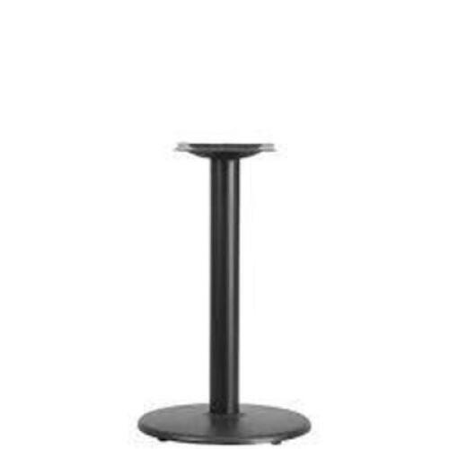 DESCRIPTION: (1) TABLE BASE, NO TABLE TOP INCLUDED BRAND/MODEL: FLASH FURNITURE #XU-TR18-BASE-GG INFORMATION: ROUND BASE, BLACK RETAIL$: $83.38 EA QTY