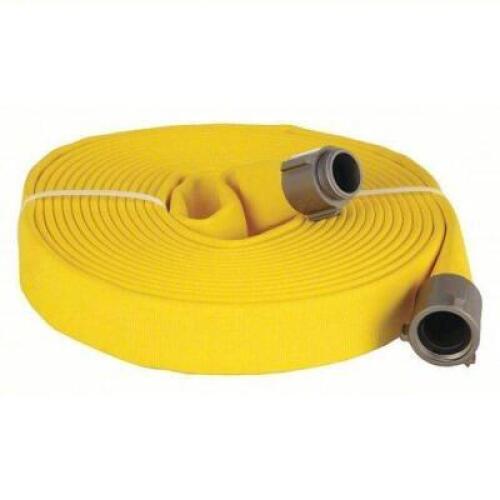 DESCRIPTION: (1) FIRE HOSE BRAND/MODEL: JAFLINE #11N855 INFORMATION: YELLOW, DOUBLE JACKET SIZE: 1-1/2" X 50' RETAIL$: $180.24 EA QTY: 1