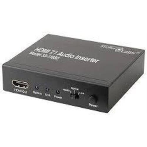 DESCRIPTION: (1) AUDIO INSERTER BRAND/MODEL: STELLAR LABS #33-11680 INFORMATION: HDMI 7.1 RETAIL$: $36.00 EA QTY: 1