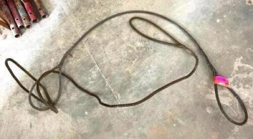 (2) 1/2" EYE-HOLE CABLES