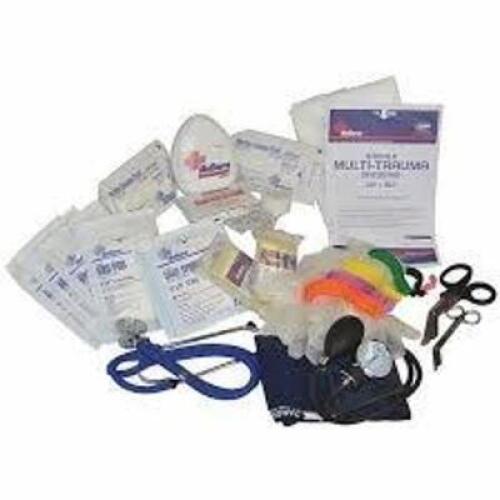 DESCRIPTION: (1) FIRST AID KIT BRAND/MODEL: MEDSOURCE #MS-75156 RETAIL$: $42.00 EA QTY: 1