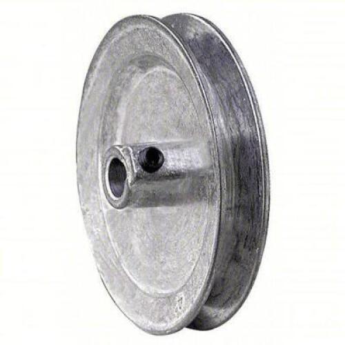 DESCRIPTION: (5) STANDARD V-BELT PULLEY BRAND/MODEL: CONGRESS #3LC16 INFORMATION: 1 GROOVE, 4.5 IN OD, FIXED BORE, 1 IN BORE, FOR 4L/A BELT SECTION RE