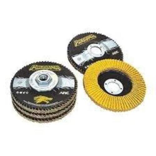 DESCRIPTION: (3) PACKS OF (10) PREMIUM FLAP WHEEL BRAND/MODEL: GLOBAL ABRASIVES INFORMATION: ZF 120, TYPE 29 SIZE: 4-1/2" X 5/8" - 11 QTY: 3
