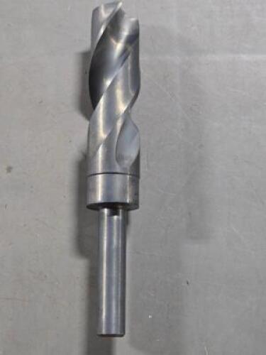 DESCRIPTION: (1) HSS REDUCED SHANK DRILL BIT BRAND/MODEL: HERTEL 02387934 SIZE: 63/64" x1/2" RETAIL$: 81.72 QTY: 1