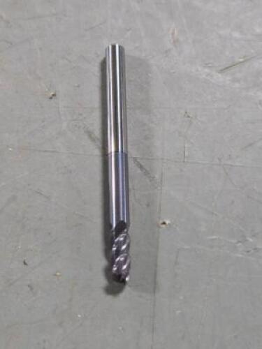 DESCRIPTION: (1) SOLID CARBIDE BALL END MILL BRAND/MODEL: ACCUPRO 09137878 SIZE: 1/8" X 1/4" X 1/8' QTY: 1