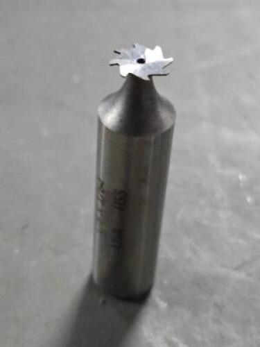DESCRIPTION: (1) HSS WOODRUFF KEYSEAT CUTTER R BRAND/MODEL: MADE IN USA 07006331 SIZE: 3/8" X 1/64" X 1/2" RETAIL$: 58.02 QTY: 1