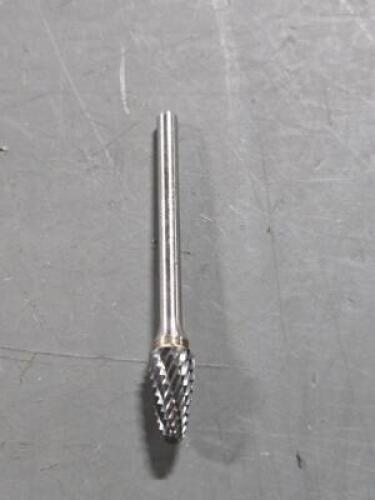 DESCRIPTION: (1) SOLID CARBIDE TREE WITH RADIUS BUR BRAND/MODEL: ATRAX 82583380 SIZE: 1/4" QTY: 1