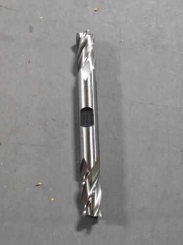 DESCRIPTION: (1) HSS DE SQ END MILL BRAND/MODEL: HERTEL 87151247 SIZE: 3/8" X 3/4" X3/8" QTY: 1