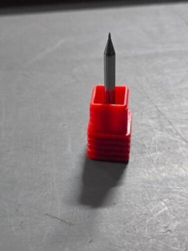 DESCRIPTION: (4) SOLID CARBIDE SQ END MILL BRAND/MODEL: ACCUPRO 37290905 SIZE: 0.0230" X 0.0360" X0.125" RETAIL$: 96.4 QTY: 4