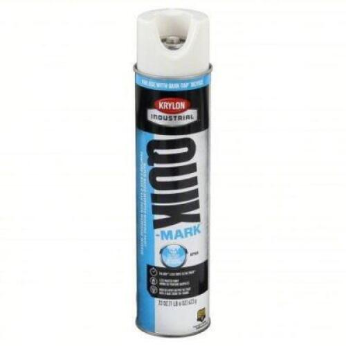 DESCRIPTION: (6) QUIK-TAP APWA WHITE MARKING PAINT BRAND/MODEL: KRYLON INDUSTRIAL 54YL70 SIZE: 25OZ RETAIL$: 83.7 QTY: 6