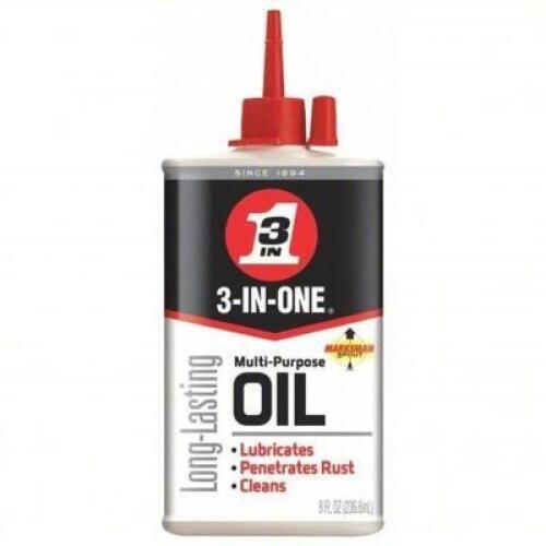 DESCRIPTION: (2) MULTI PUPOSE OILBRAND/MODEL: 3 IN 1INFORMATION: 10138SIZE: 8FL OZRETAIL$: 14.64QTY: 2