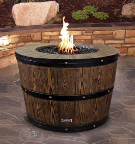 WINE BARREL FIRE PIT