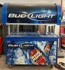ROLLING BUD LIGHT BEVERAGE CART WITH TWO BEER TAPS
