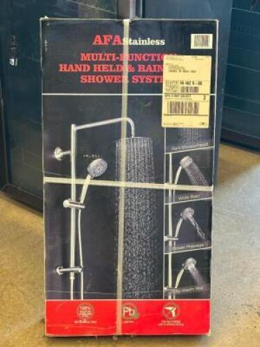 MULTI FUNCTION HAND HELD AND RAINING SHOWER SYSTEM