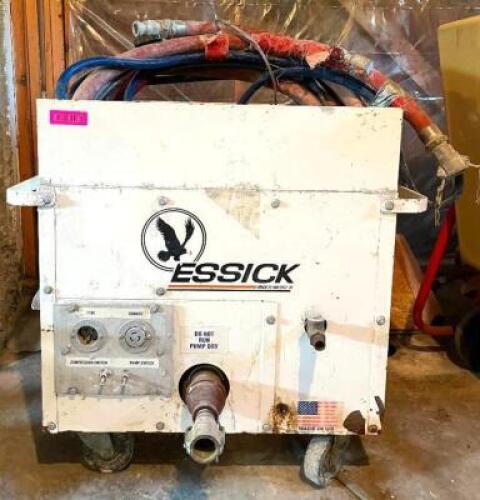 ESSICK PLASTER PUMP WITH HOSES