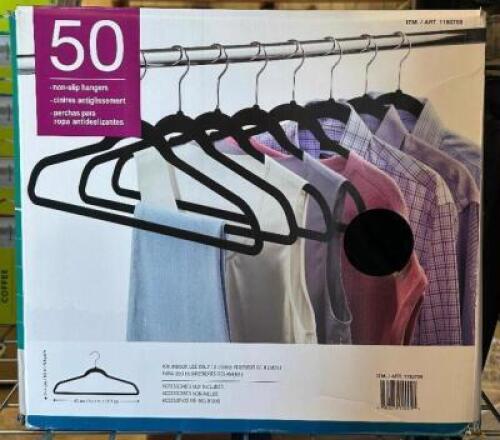 50 CT. BOX OF NON SLIP HANGERS