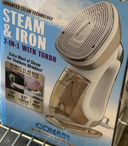 2 IN 1 STEAMER AND IRON