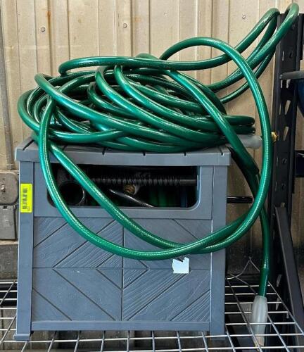 SMART TUBE HOSE CABINET WITH 100 FT. GARDEN HOSE