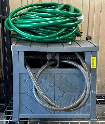SMART TUBE HOSE CABINET WITH 100 FT. GARDEN HOSE