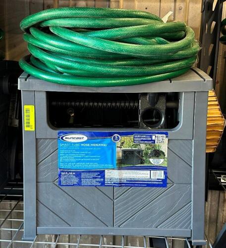 SMART TUBE HOSE CABINET WITH 100 FT. GARDEN HOSE