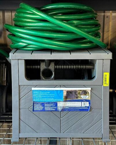 SMART TUBE HOSE CABINET WITH 100 FT. GARDEN HOSE