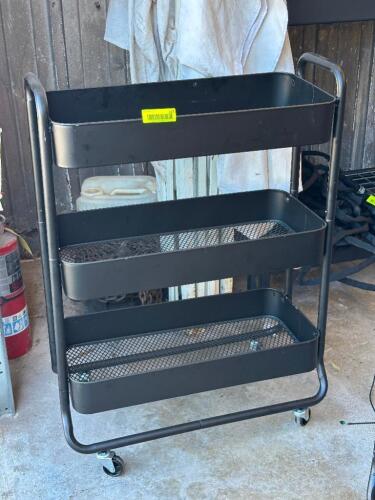 THREE TIER ROLLING TOOL CART