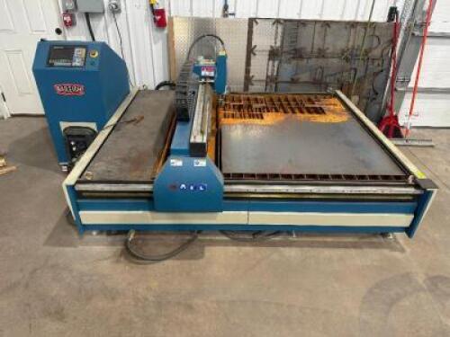 BAILEIGH PT 44AH W WATER TABLE CNC PLASMA CUTTING MACHINE W/ PLASMA TORCH.