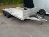 PRIMO TRAILER MANUFACTURING ALUMINUM 16' TANDEM AXLE DECK TRAILER.