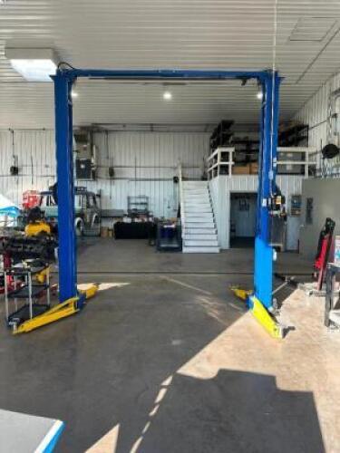 FORWARD LIFT 10,000 LB. TWO POST AUTO LIFT.