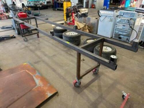 HEAVY DUTY MOBILE SHOP BODY CART / FABRICATION STAND