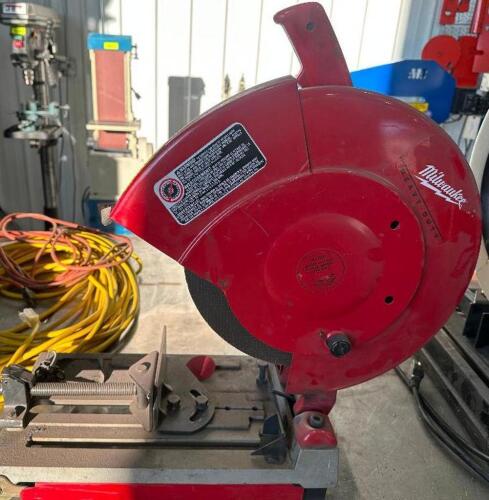 MILWAUKEE 14" ABRASIVE CUT OFF SAW.