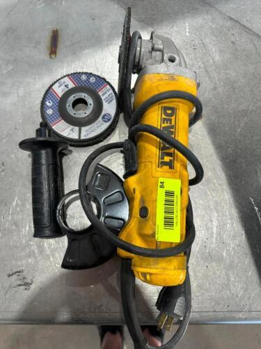 DEWALT ELECTRIC ANGLE GRINDER.