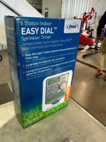 ORBIT 6 STATION EASY DIAL SPRINKLER TIMER.