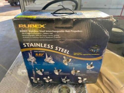 SOLAR RUBEX HR4 STAINLESS PROP ( APPEARS USED )