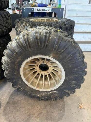 (4) 15 LIGHT TRUCK ALL TERRIAN TIRES W/ RIM'S