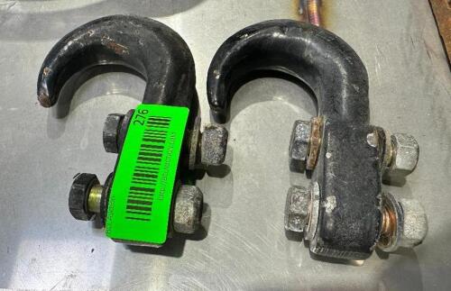 (1) SET OF HEAVY DUTY BUMPER HOOKS