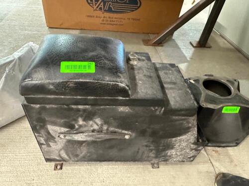 EARLY FORD BRONCO CENTER CONSOLE METAL WITH PADDED ARMREST