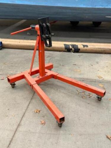HEAVY DUTY ENGINE STAND (ORANGE )