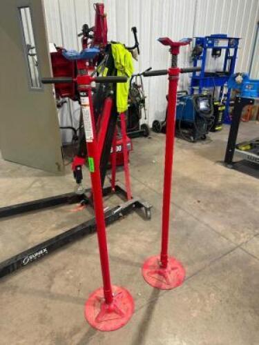 (2) PIPE STYLE JACK STANDS