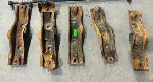 (5) FRAME CROSSMEMBERS / FRAME BRACKETS FROM A 1966 1977 FORD BRONCO