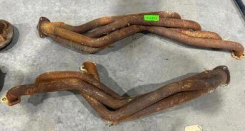 SET OF LONG TUBE EXHAUST HEADERS FOR 1966 1977 BRONCO, FITS FORD SMALL BLOCK V8 (289 / 302 / 351W)