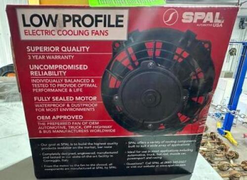 SPAL LOW PROFILE ELECTRIC COOLING FAN.