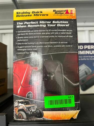 STUBBY QUICK RELEASE MIRRORS