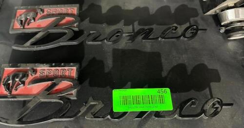 (2) BRONCO SPORT EMBLEMS